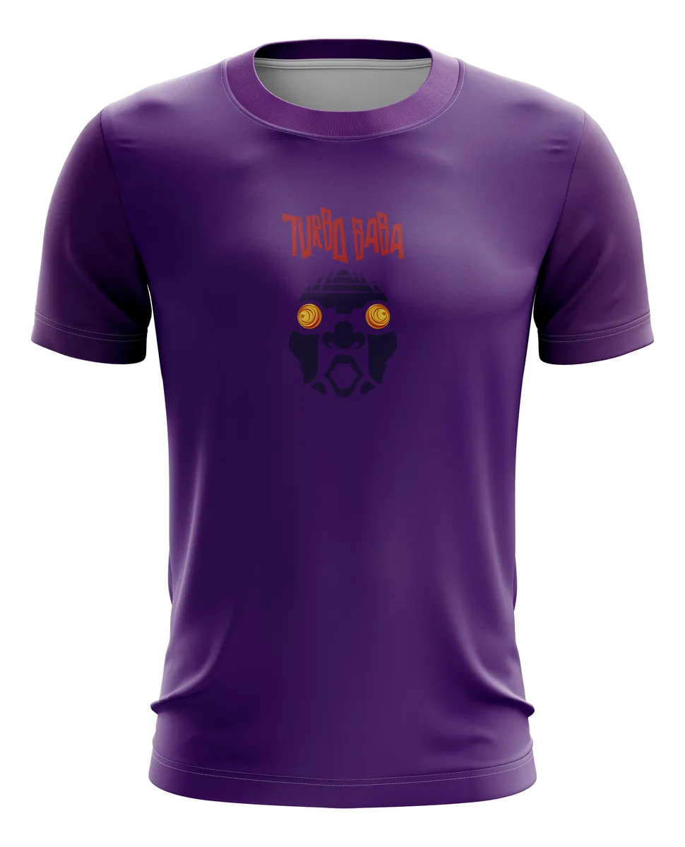 Camiseta Remera Sublimada Dandadan Morado Talla Extra