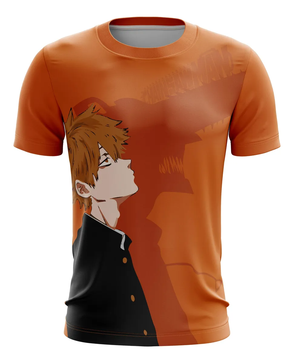 Camiseta Remera Sublimada Chainsaw Man Denji Talla Extra