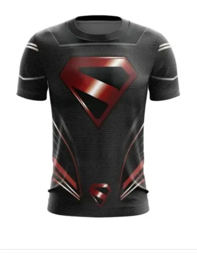 Camiseta Remera Sublimada Superman Futuro Infantil