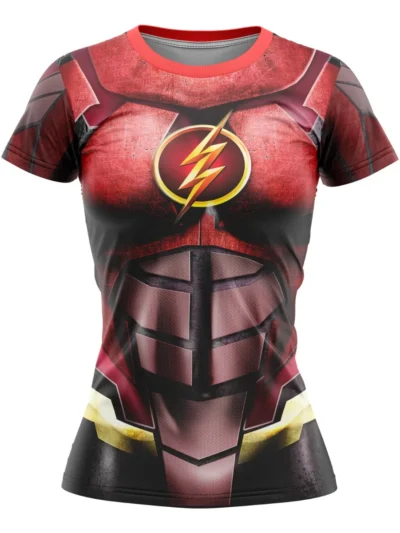 Camiseta Remera Sublimada Flash Dama