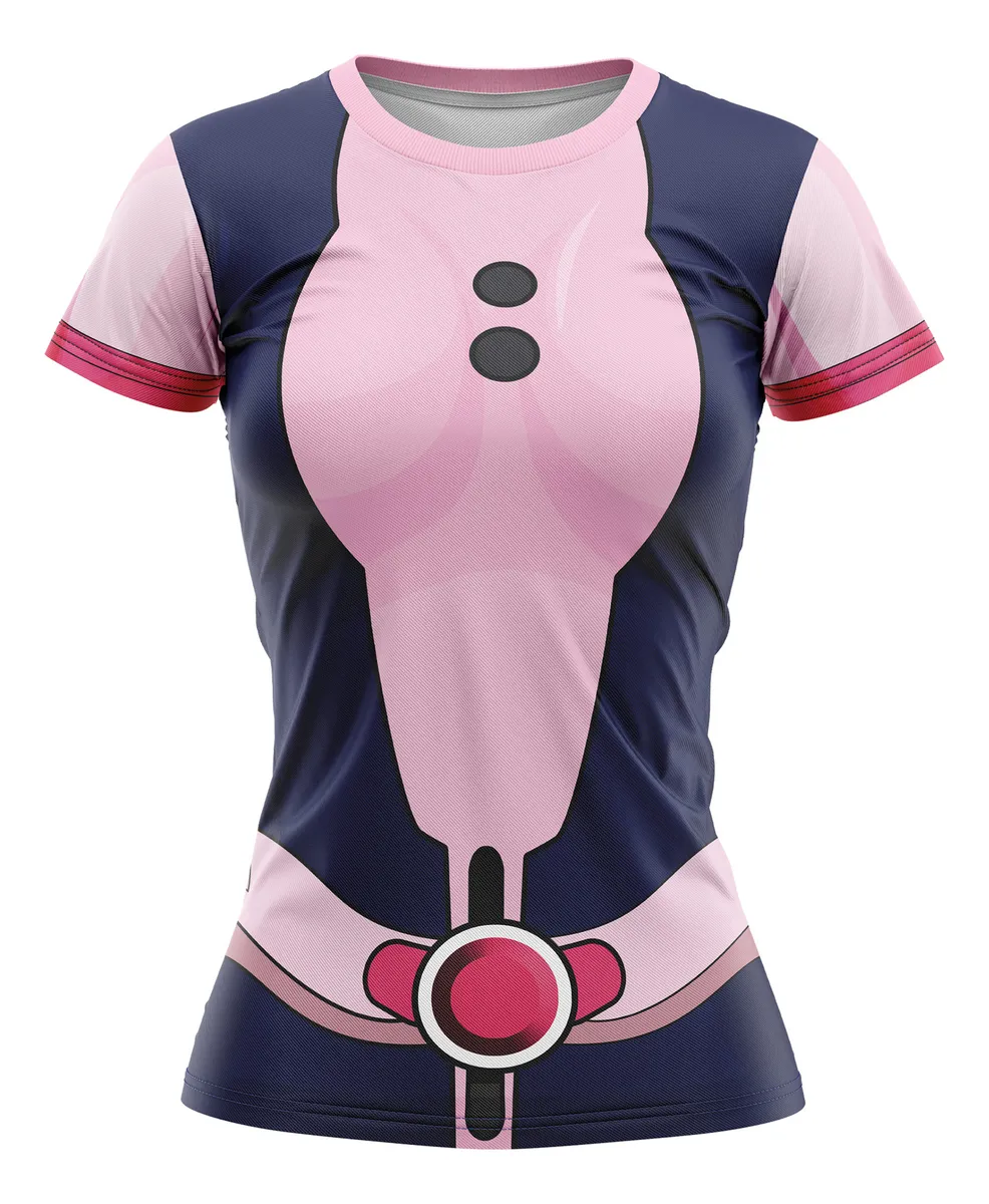 Camiseta Remera Sublimada Uraraka Traje Dama Talla Extra