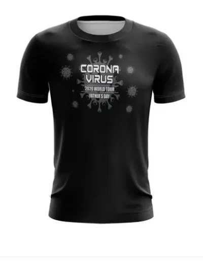 Camiseta Remera Sublimada Coronavirus Fest