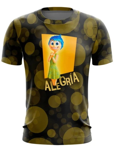 Camiseta Remera Sublimada Intensamente Alegría