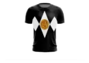 Camiseta Remera Sublimada Power Ranger Negro