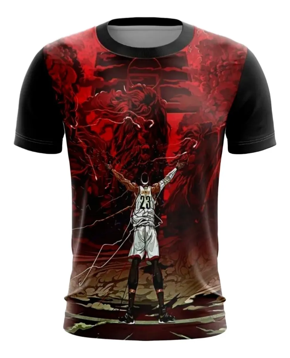 Camiseta Remera Sublimada Talla Extra James 2