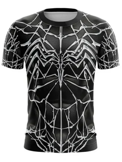 Camiseta Remera Sublimada Talla Extra Spiderman Venom