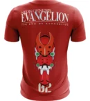 Camiseta Remera Sublimada Anime Evangelion Eva 02