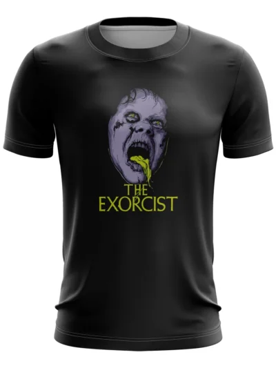 Camiseta Remera Sublimada The Exorcist Black Talla Extra