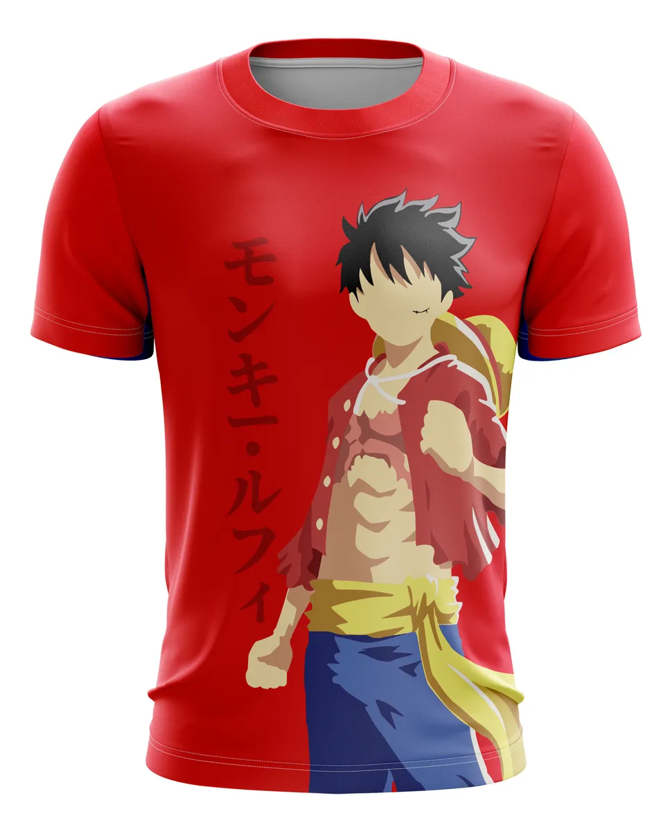 Camiseta Remera Sublimada Mugiwaras Luffy