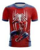 Camiseta Remera Sublimada Talla Extra Spiderman Ps4