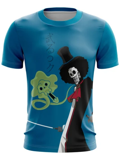 Camiseta Remera Sublimada Talla Extra Mugiwaras Brook