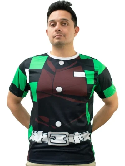 Camiseta Remera Sublimada Infantil Tanjiro Traje