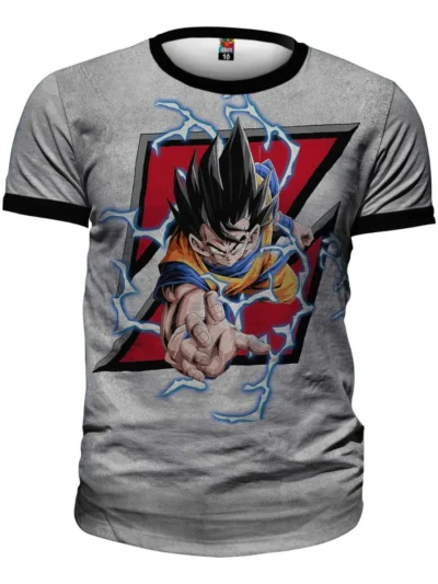 Camiseta Remera Sublimada Niño Goku Cumpleaños Anime Dragon/ball Personaliza