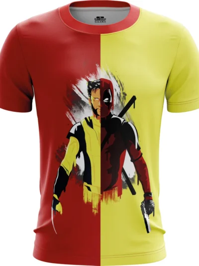 Camiseta Remera Sublimada Traje Deadpool & Wolverine Duo Talla Extra