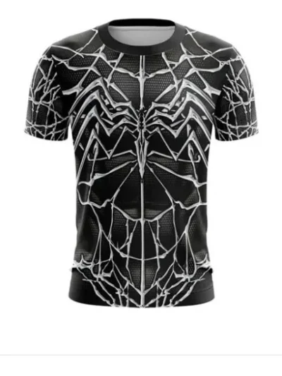 Camiseta Remera Sublimada Spiderman Venom Tallas Extra