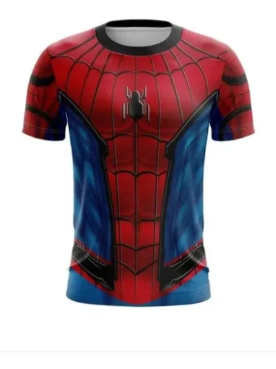 Camiseta Remera Sublimada Spider Home Tallas Extra