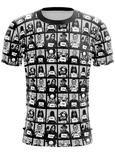 Camiseta Remera Sublimada Clásicos De Terror