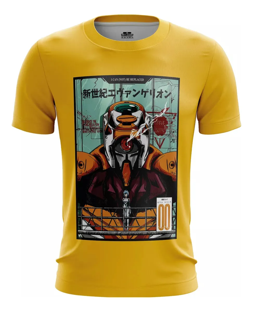 Camiseta Remera Sublimada Infantil Anime Evangelion Eva 00