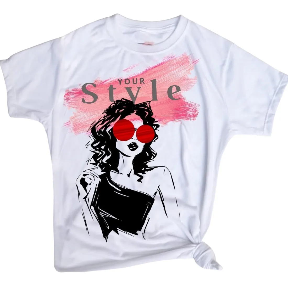 Camiseta Remera Sublimada Blusa/ ---mujer+lentes De Sol Pop Art#2---moda Dama