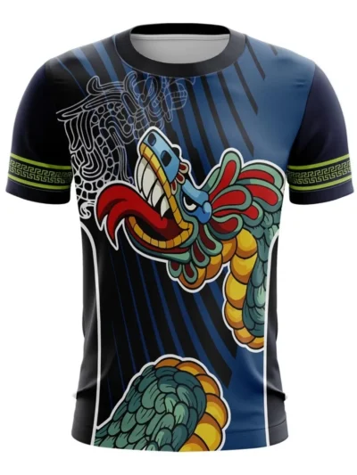 Camiseta Remera Sublimada Quetzalcóatl