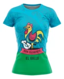 Camiseta Remera Sublimada Lotería El Gallo Dama