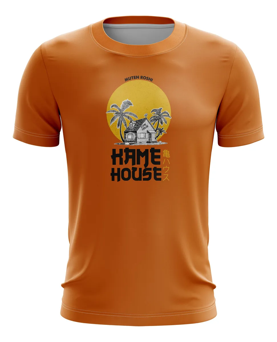 Camiseta Remera Sublimada Kame House Roshi Talla Extra