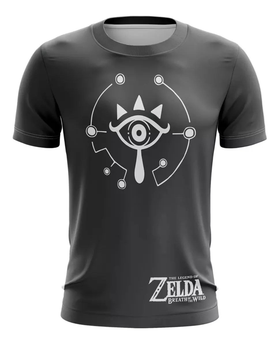 Camiseta Remera Sublimada Zelda Sheikah