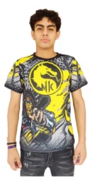 Camiseta Remera Sublimada Scorpion Mortal Kombat