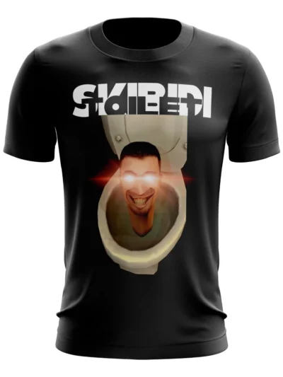 Camiseta Remera Sublimada Talla Extra Skibidi Toilet