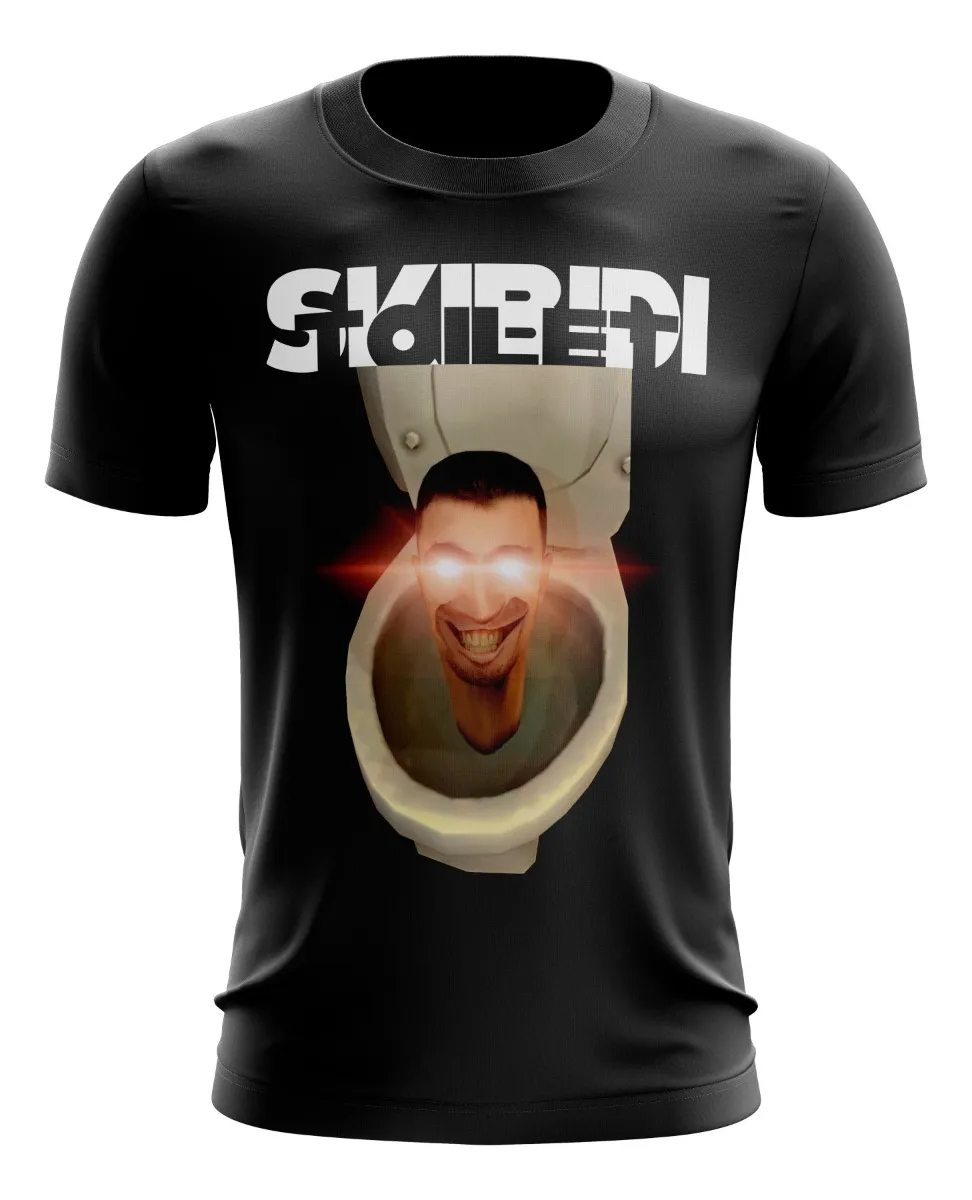 Camiseta Remera Sublimada Talla Extra Skibidi Toilet