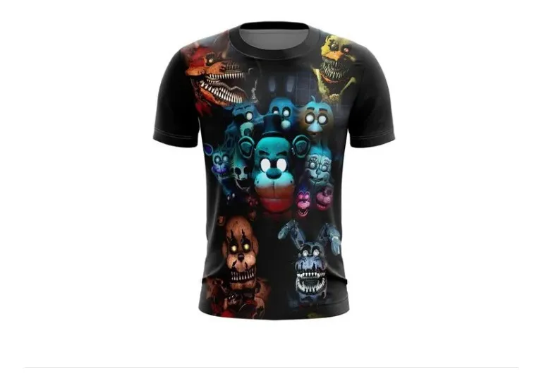 Camiseta Remera Sublimada Five Nights At Freddys
