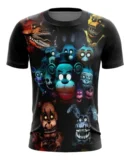 Camiseta Remera Sublimada Five Nights At Freddy's Halloween Adulto