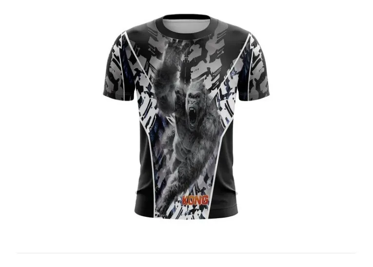 Camiseta Remera Sublimada Kong Tallas Extra