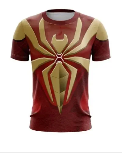 Camiseta Remera Sublimada Ironspider Comic Tallas Extra