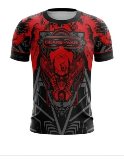 Camiseta Remera Sublimada Engranes De Guerra