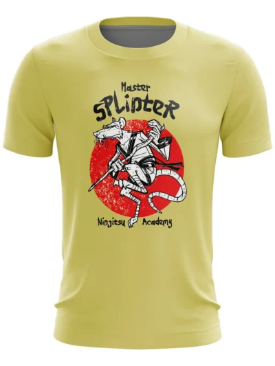 Camiseta Remera Sublimada Infantil Master Splinter