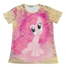 Camiseta Remera Sublimada Niña Unicornio/ Pony/ Serie Diseño Full Print Moda