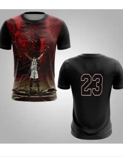 Camiseta Remera Sublimada Michael Tallas Extra