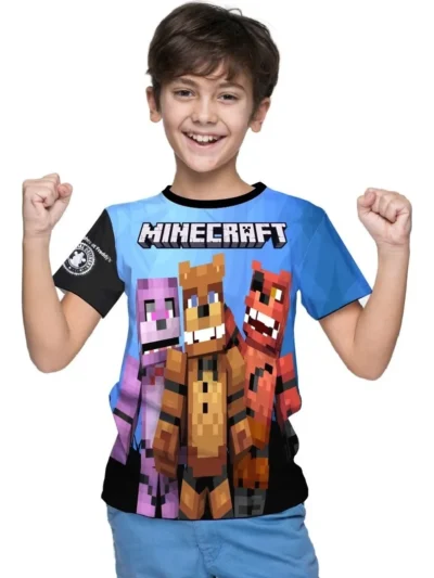 Camiseta Remera Sublimada Niños Videojuegos Personajes Adulto