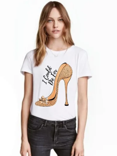 Camiseta Remera Sublimada Blusa/ Zapatilla Mujer Moda Asiática