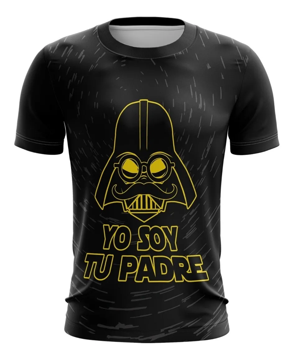 Camiseta Remera Sublimada Talla Extra Darth Vader Yo Soy Tu Padre