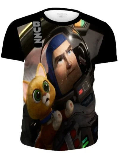 Camiseta Remera Sublimada Niños Espacio Astronauta Buzz Full Print