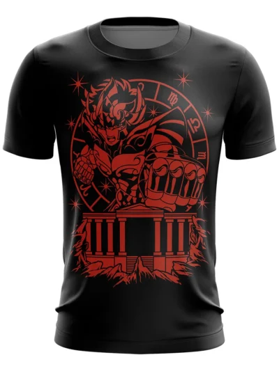 Camiseta Remera Sublimada Talla Extra Aioria Leo D3