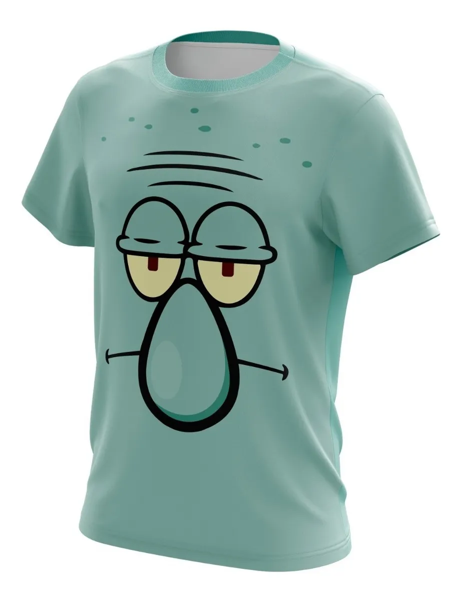 Camiseta Remera Sublimada Talla Extra Calamardo