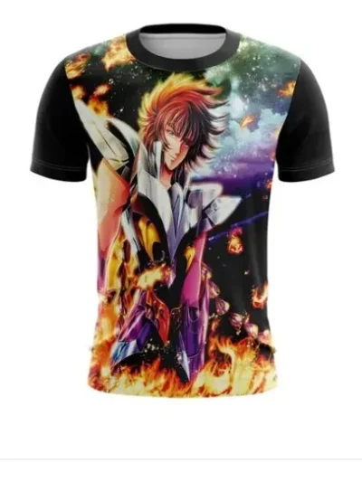Camiseta Remera Sublimada Fénix Personajes Tallas Extra