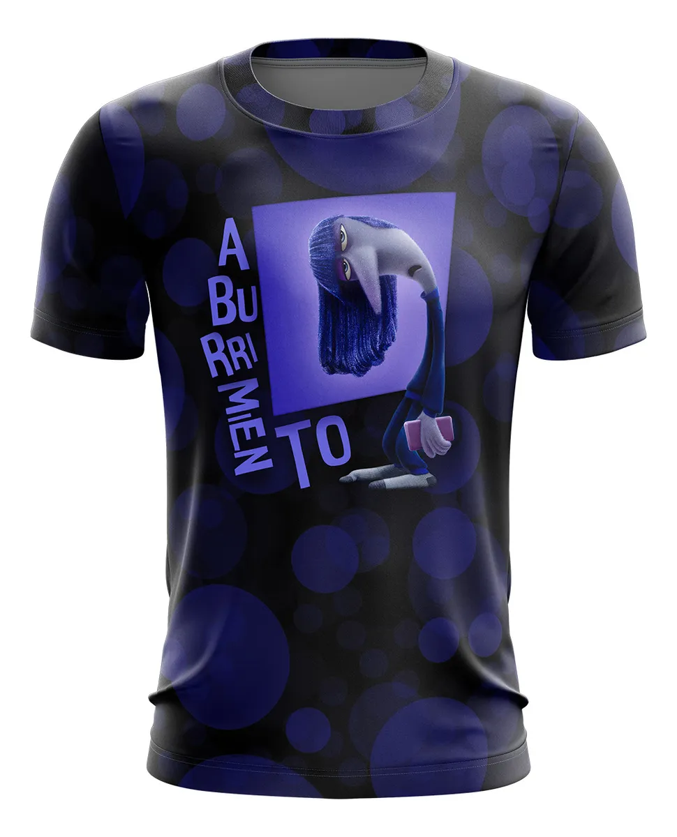 Camiseta Remera Sublimada Talla Extra Intensamente Aburrimiento