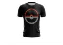 Camiseta Remera Sublimada Pokebola Led Infantil