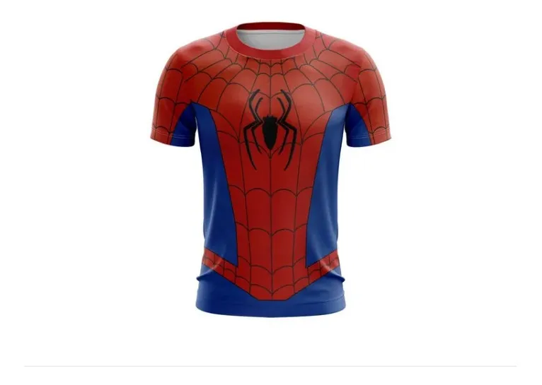 Camiseta Remera Sublimada Spiderman Tom Tallas Extra