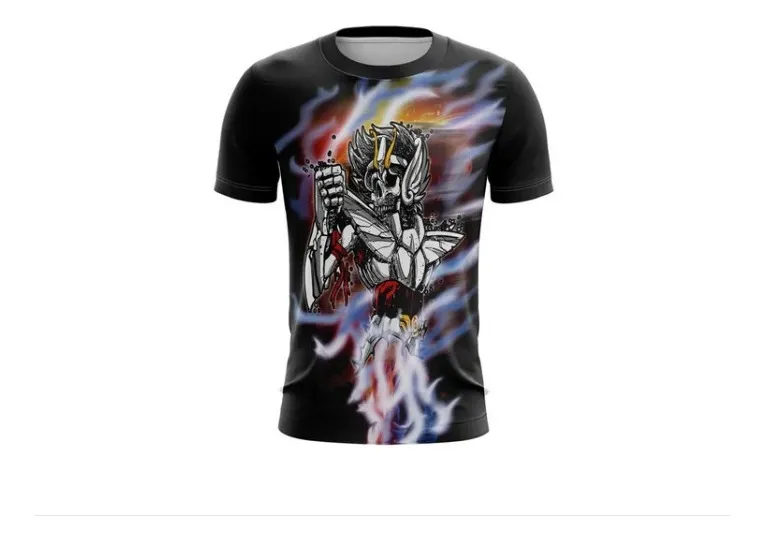 Camiseta Remera Sublimada Pegaso Skull Infantil