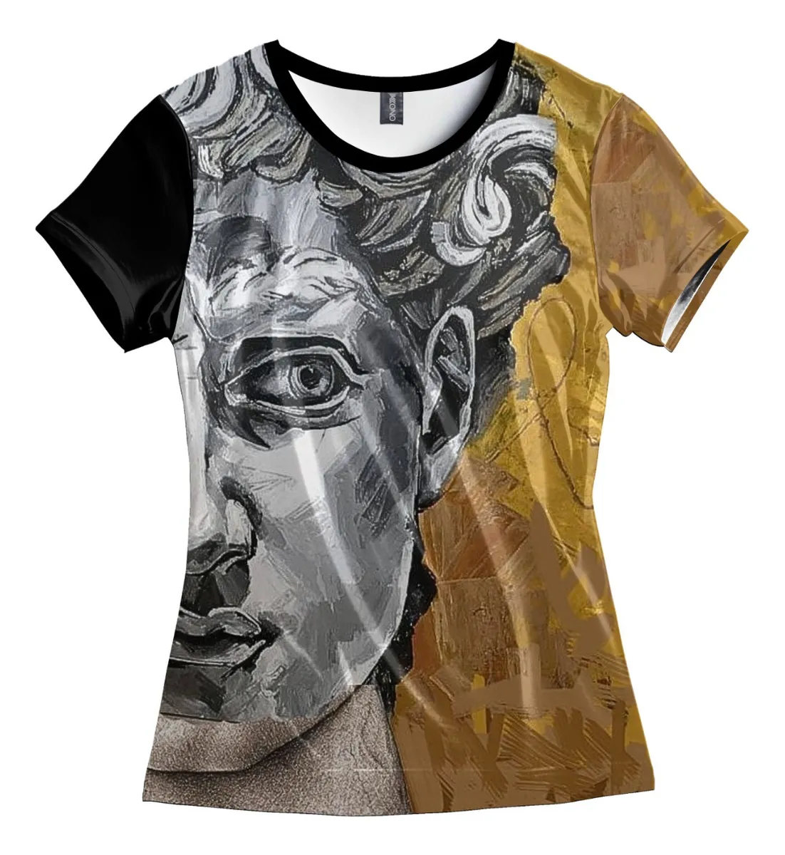 Camiseta Remera Sublimada Dama Casual Estampado David Meme Moda Divertida